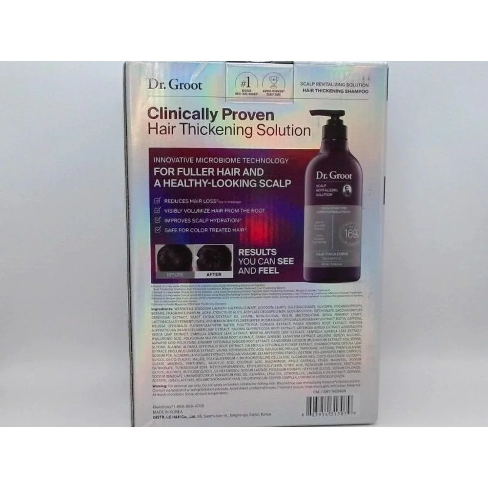 Dr‎ Groot Scalp Revitalizing Solution Shampoo,23.66 Fl Oz,(2),BRAND NEW IN BOX